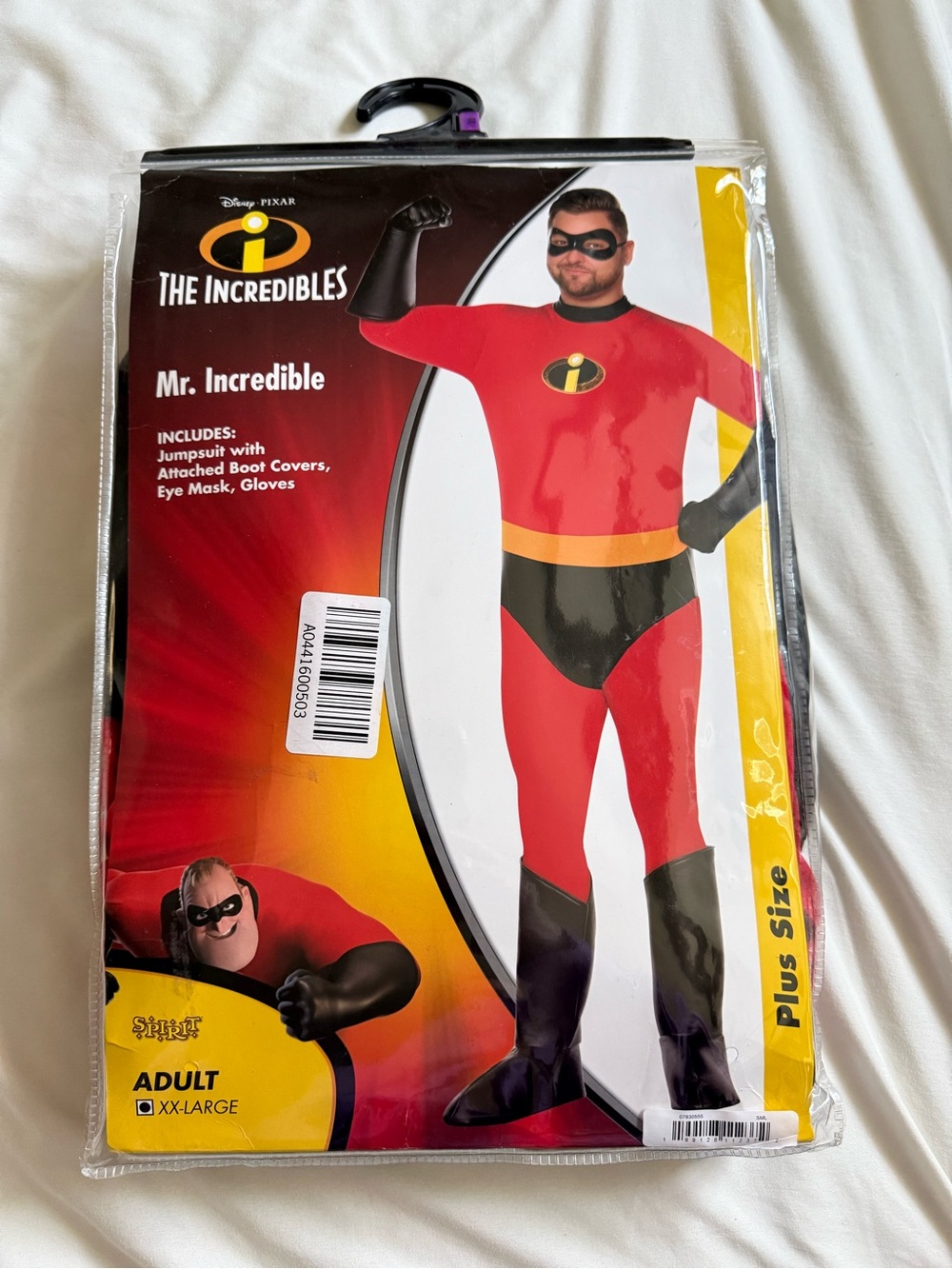 Spirit Mr. Incredible Superhero Costume - Red, Black, Yellow